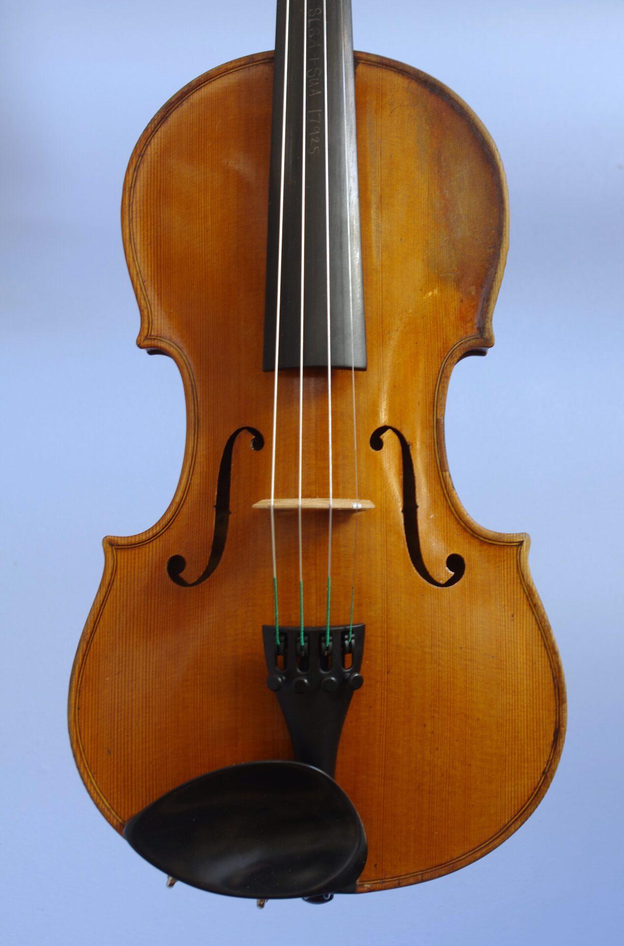 17925 Good English violin by G Nelson 1912